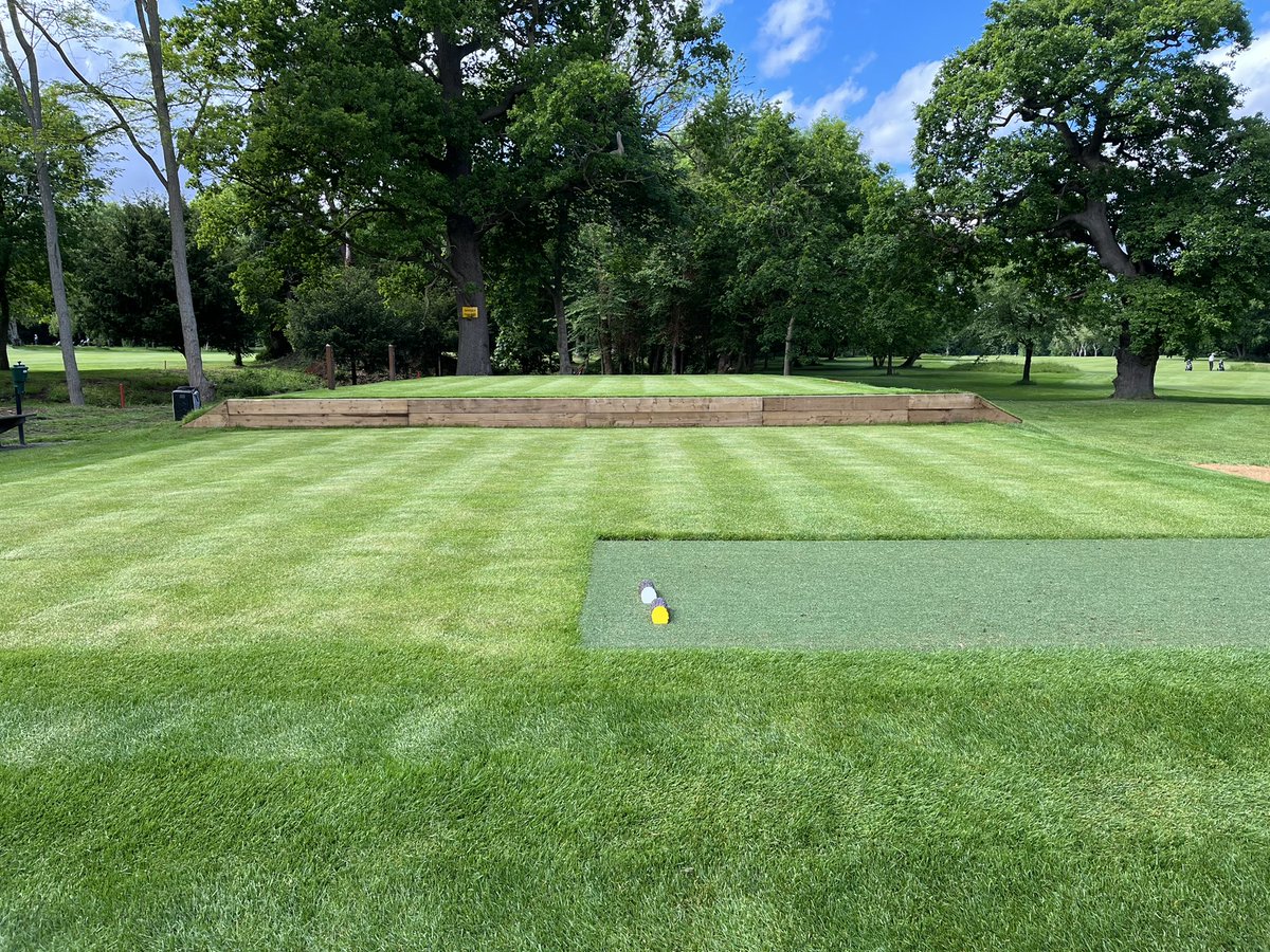New 5th ready to open this Sunday for the club shield <a href="/LangleyParkGC/">Langley Park GC</a> <a href="/LPGCcmanager/">LPGC course manager</a> #jordans