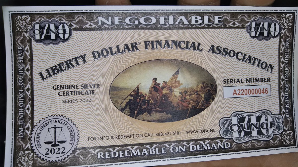AllAmericanStkr's tweet photo. They came in @liberty_lyss i dropped a YouTube video already. Got 5 different bills. #silver #silverpaper https://t.co/ouYAKSvXXZ
