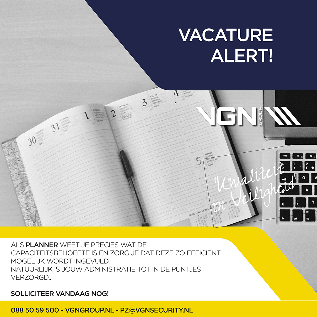 Als Planner weet je precies wat de capaciteitsbehoefte is en zorg je dat deze zo efficiënt mogelijk wordt ingevuld.
Solliciteer vandaag!
vgnsupport.nl/vacatures/plan…