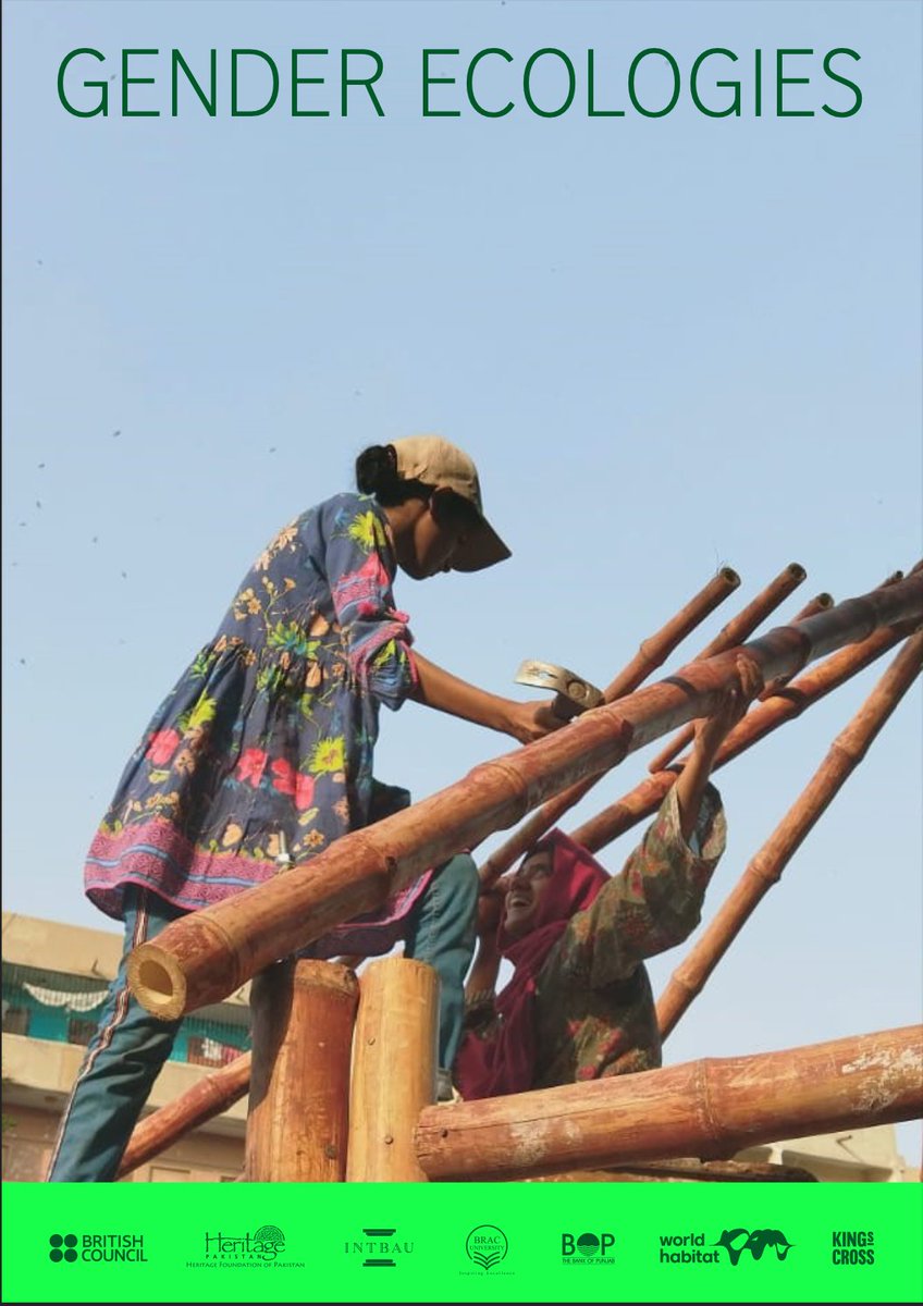IntbauPakistan's tweet photo. @Genderecologies week celebrating strong women and especially #Pakistani women dedicated to innovation in natural builds, arts and culture. Visit Granary Square in #London May 21-26th 2022 https://t.co/Hn2dRKbLFh