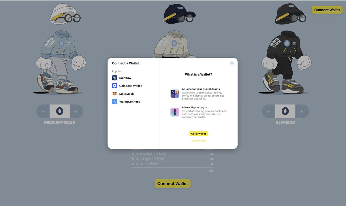 rainbowdotme's tweet image. RainbowKith 👀😮

invisiblefriends.io/kith-mint