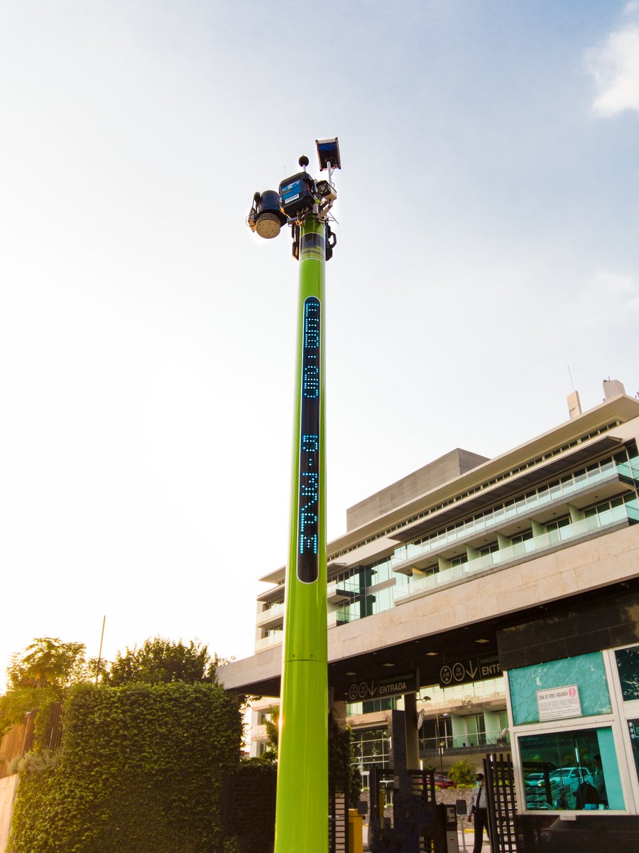 ¡Las ciudades inteligentes son una realidad! 
Llego #Polget un elemento moderno, inteligente, multivariable que mide en tiempo real #clima, #ruido, #calidaddelaire, #oloresofensivos y #conteovehicular Conoce más en polget.com