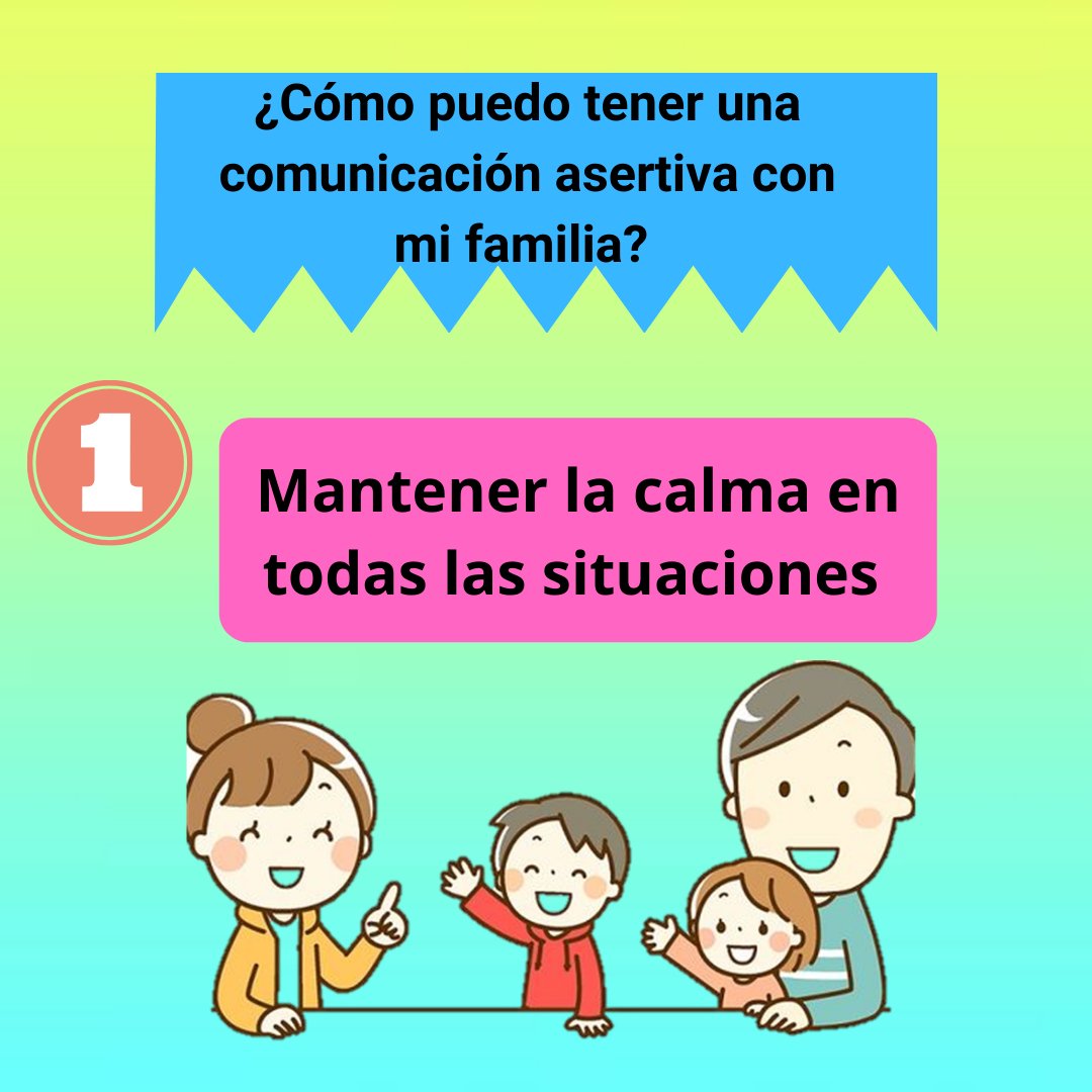 Proyect_Inspira's tweet photo. Una adecuada comunicación de manera asertiva con tu familia repercutirá de manera óptima en la salud emocional y mental, de todos los integrantes dentro de una familia, así como también permitirá ver la realidad claramente. #comunicación #Familia https://t.co/RXh6LHfWvD