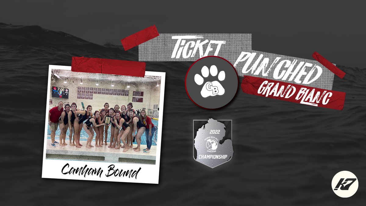MichWPA's tweet photo. For the FIRST TIME EVER, Grand Blanc punches their ticket to states! #RoadToCanham https://t.co/6tWauFpY2k