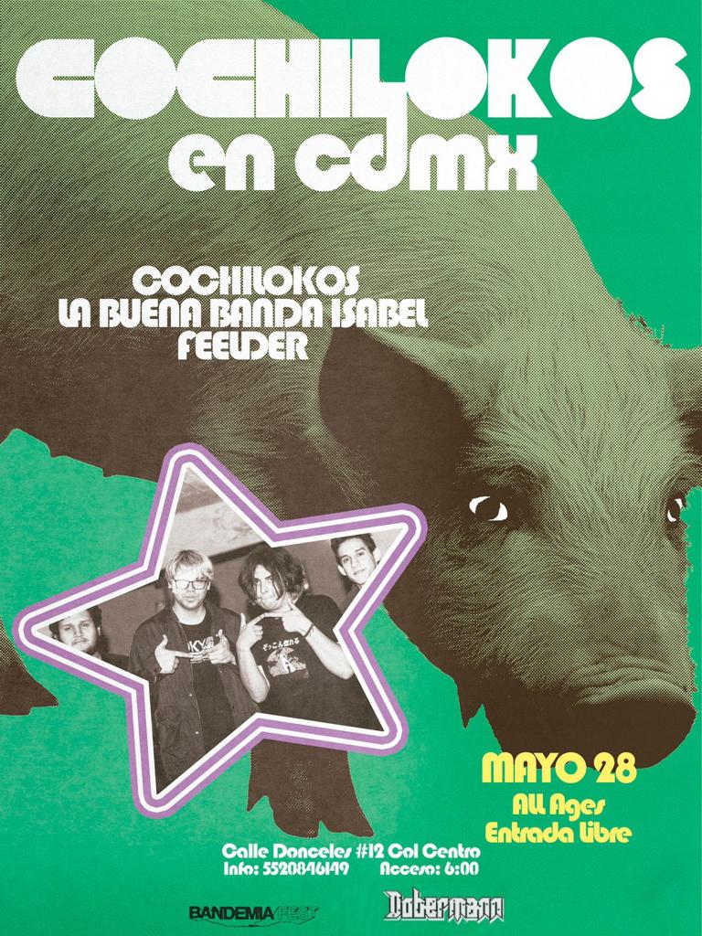 ¡Los esperamos el próximo 28 de mayo! En Donceles 21, Centro, CDMX. Con Los Cochilokos y <a href="/feelder2000/">feelder</a> ¡Entrada Libre!