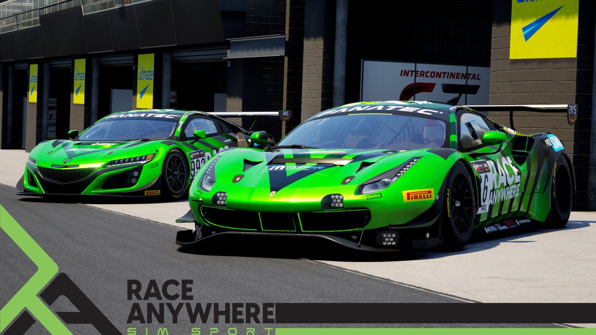 Tomorrow, we embark on our biggest challenge yet - SRO GTWC ESPORTS IGTC ENDURANCE Series!

Race Anywhere enters 2 cars in both classes:

PRO Honda #99
🇮🇹 Marco Macri
🇩🇪 Till Vornam
🇬🇧 Jordan Grant Smith

SIL Ferrari #67
🇬🇧 Trevor Wenham
🇫🇷 Fabien Piffet
🇳🇱 Jeffrey Richie