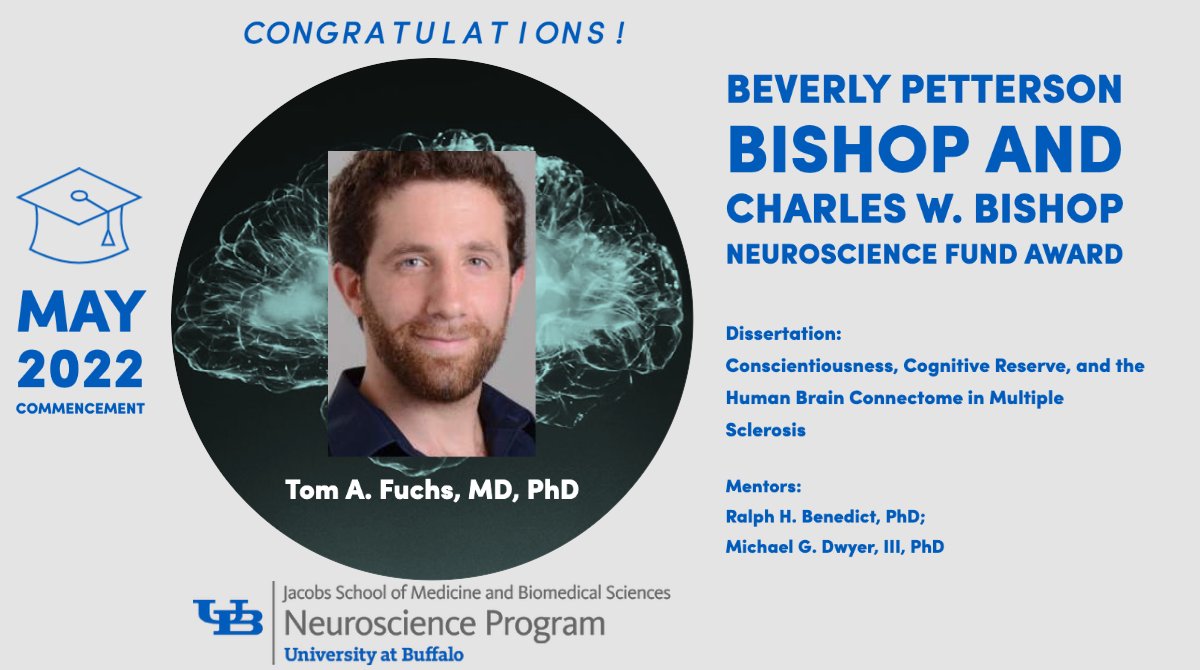 University at Buffalo Neuroscience Program (@ubneurosci) on Twitter photo Congratulations to <a href="/UBuffaloMDPhD/">University at Buffalo MD-PhD Program</a> graduate Dr. Tom Fuchs, 2022 recipient of the Bishop Neuroscience Doctoral Thesis Award for devotion to research excellence, commitment to teaching, and demonstrated community service in the Neurosciences!! Congratulations to <a href="/UBuffaloMDPhD/">University at Buffalo MD-PhD Program</a> graduate Dr. Tom Fuchs, 2022 recipient of the Bishop Neuroscience Doctoral Thesis Award for devotion to research excellence, commitment to teaching, and demonstrated community service in the Neurosciences!!