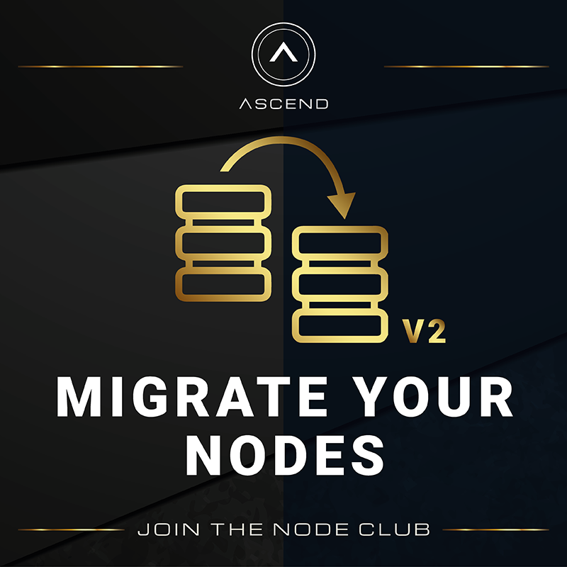 Ascend V2 in now live!

🔥We are pleased to announce that V2 is finally launched and Live!

You can now start the migration progress and begin compounding all the way to 3 Metas and full cap wallet!

#Ascend #AscendV2 #NodeLife #PassiveIncome #Avalanche #Node $ASND #Metaverse