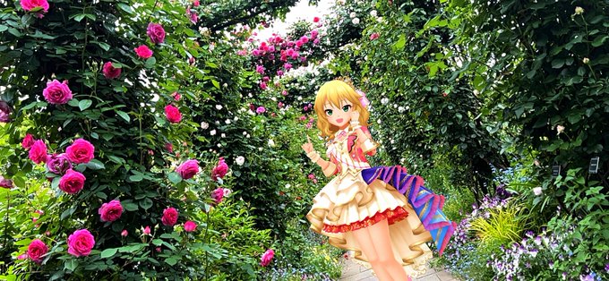 バラのアーチのtwitterイラスト検索結果