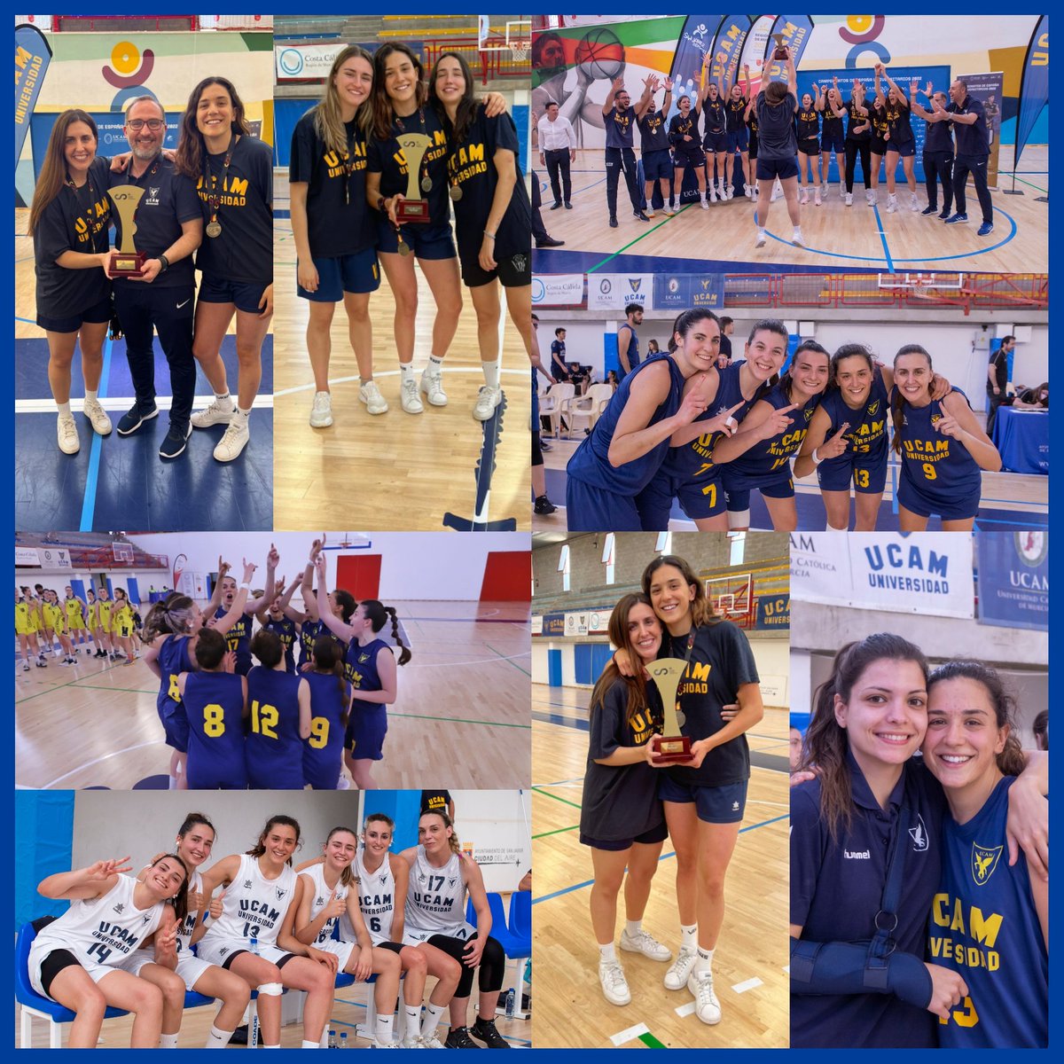 Gracias por hacerme disfrutar de nuevo de la pelotita naranja 🤩
¡UCAMpeonas de España! 💙