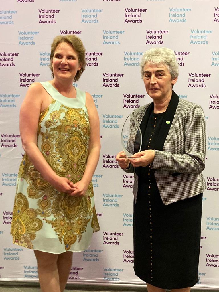 🏆🏆We are so thrilled to say that Mary Brown has won the Volunteer Ireland Award in Children & Youth. 🏆🏆 

We are so proud of Mary and so glad that all her hard work and dedication has been recognized tonight.

#NVW2022 #CelebrateVolunteers