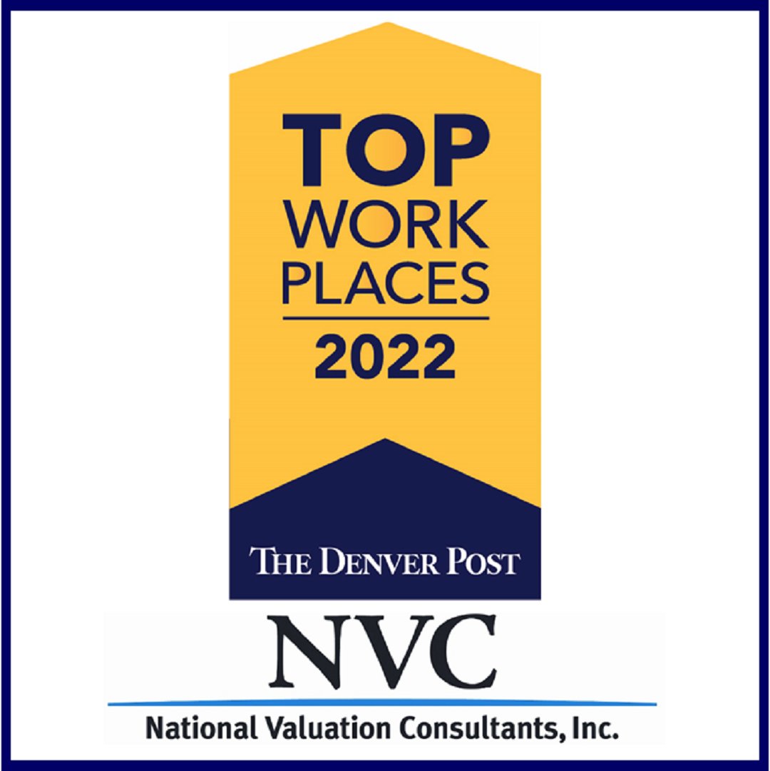 NationalValuat1's tweet photo. NVC is proud to announce that we have been named a 2022 Top Workplace by the Denver Post. We are thrilled to receive this recognition for a second year, and are thankful to our employees who made this happen! https://t.co/6QM07dNTqn