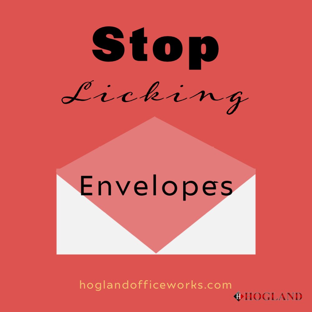 Sealing envelopes becomes quick and economical with machines from Hogland Office Works. #everythingoffice #lethoglanddoit #mailingsolutions