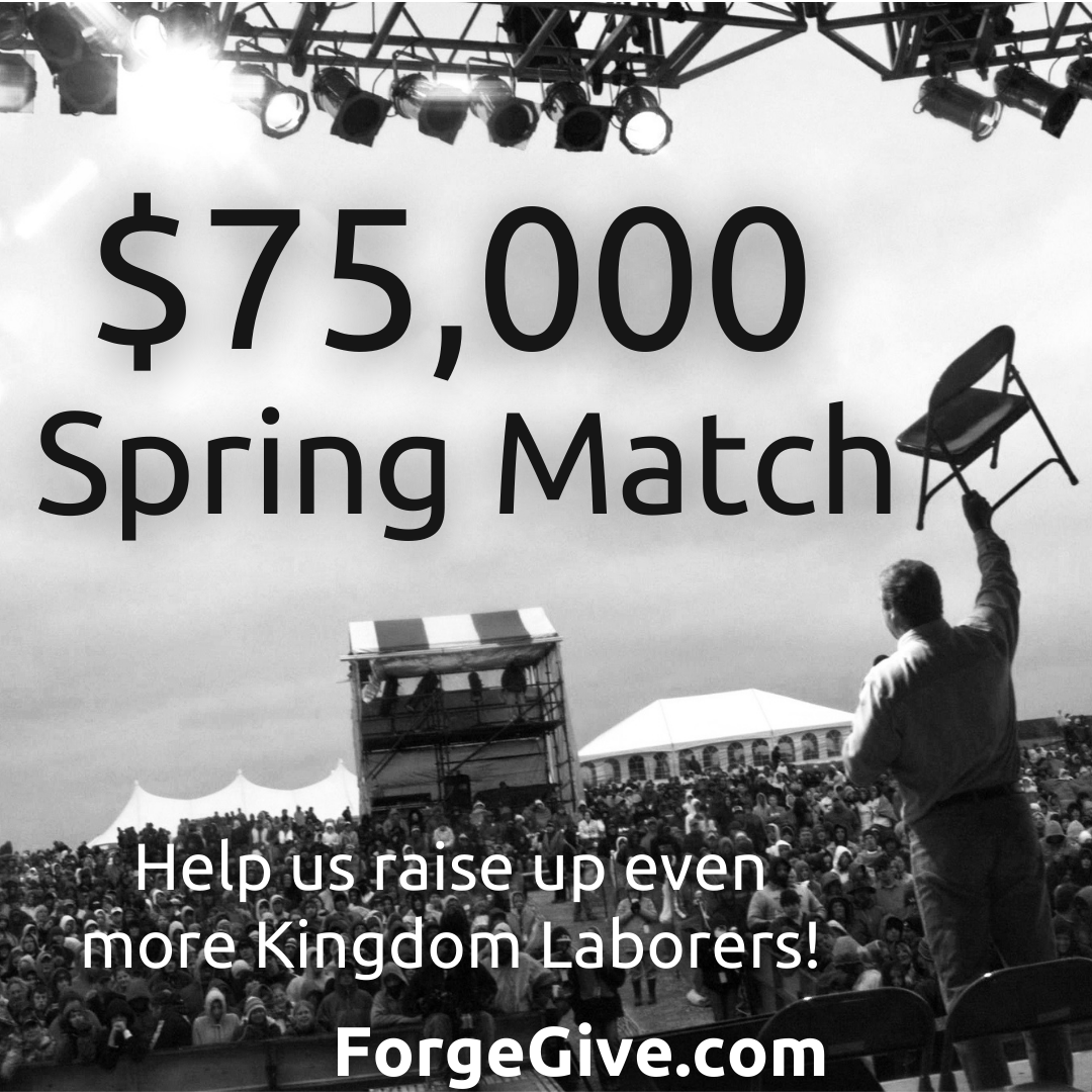 ForgingLives's tweet photo. https://t.co/HKyz7L72LD

God is on the move!  We have a $75,000 Forge donation match available through May 31st!

https://t.co/HKyz7L72LD https://t.co/i5iUIDtjsN