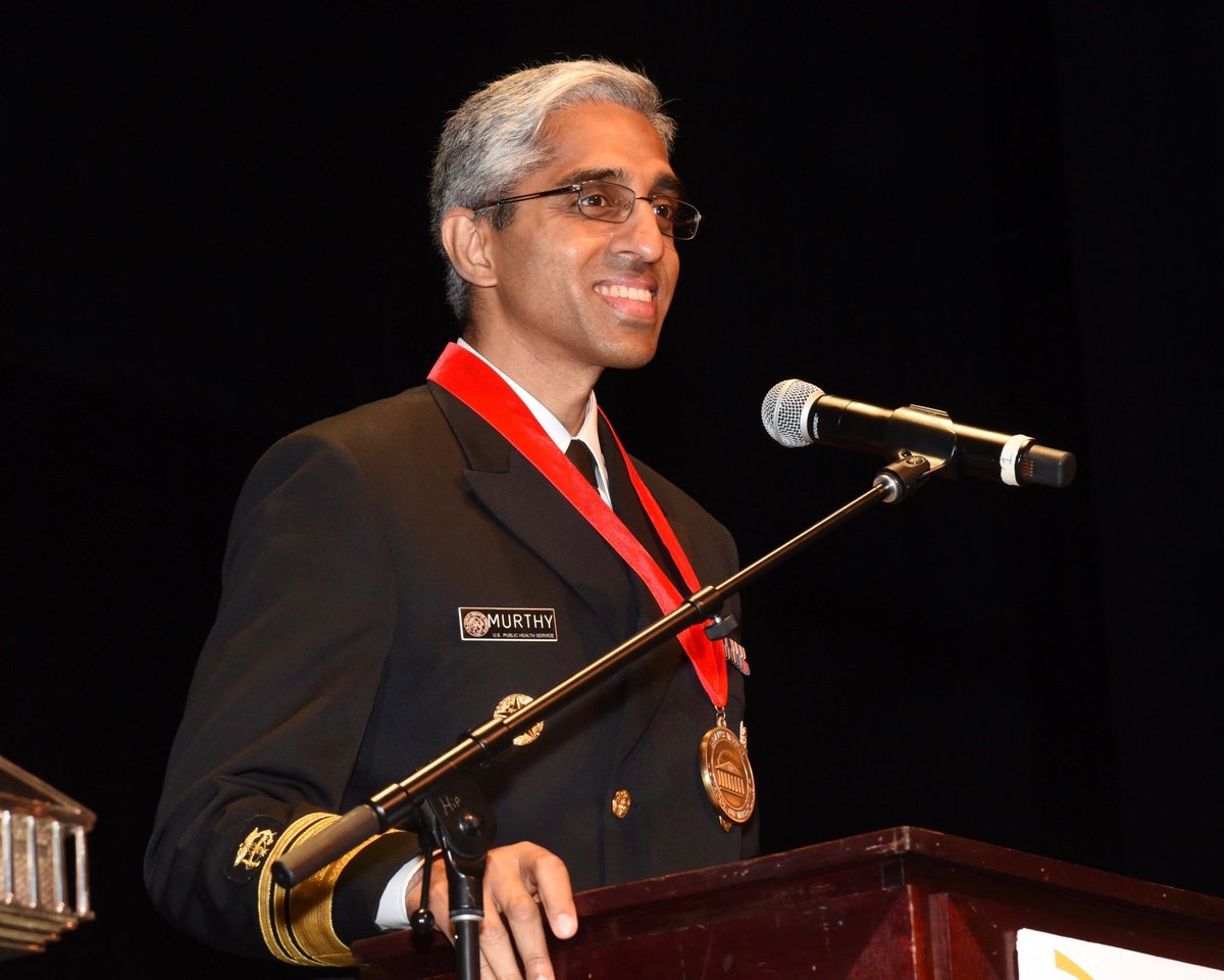Surgeon_General's tweet photo. It is always an honor and a great privilege to speak to our nation’s future healers as they reach this milestone and become doctors. Congratulations to the @UMmedschool class of 2022—I can’t wait to see what you do next. https://t.co/zZWyi3679S