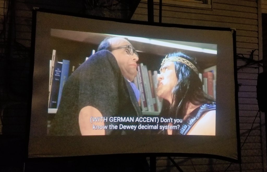 Summers in Chicago mean outdoor movie nights featuring the classics like <a href="/alyankovic/">Al Yankovic</a> UHF which is one of the funniest damn movies.