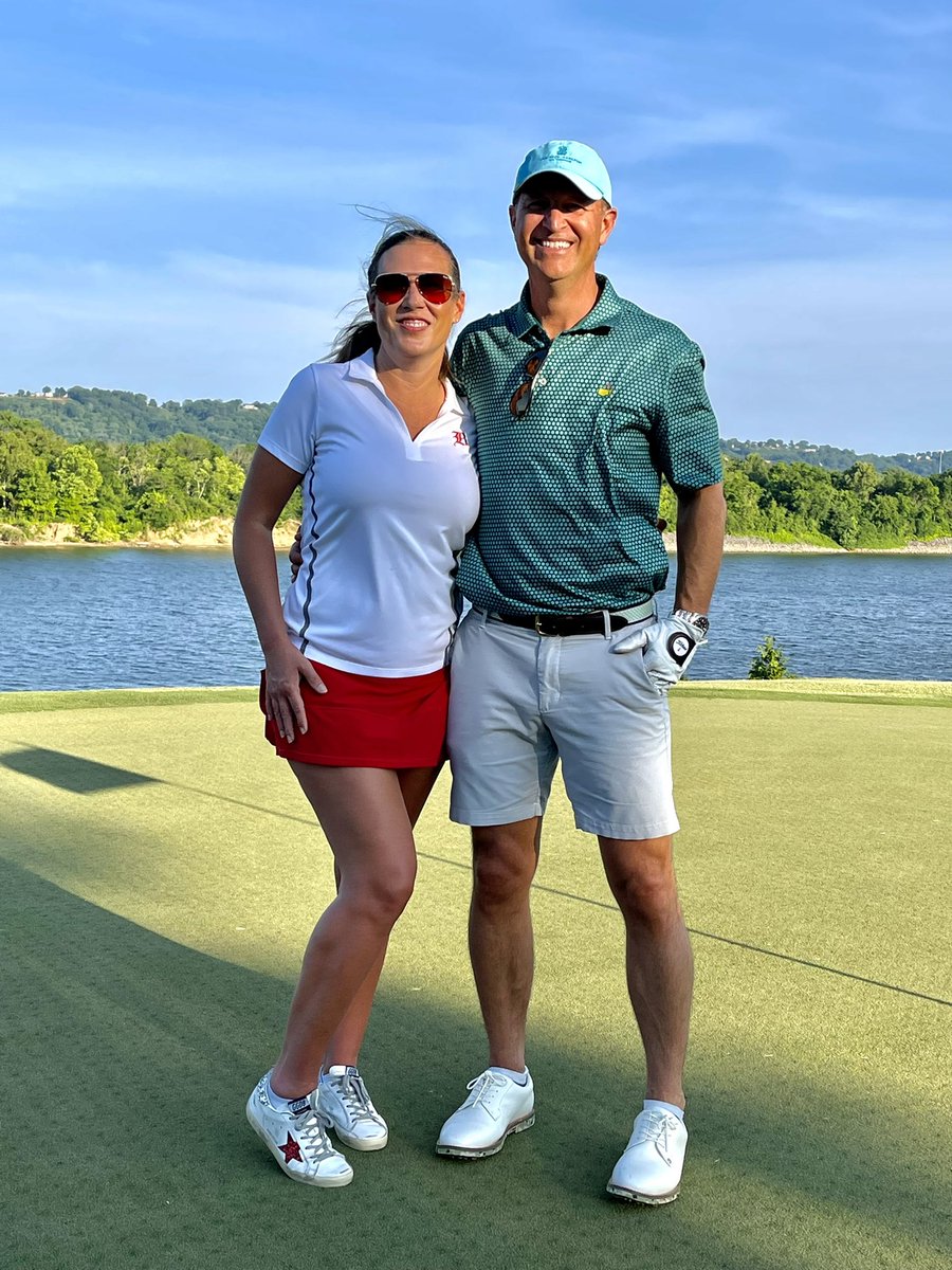 david_swinford's tweet photo. A great night for couples golf in Chattanooga with @Ashleigh_onTPT . 

We tied for last place and had fun doing it. https://t.co/nCmdcaiSsP
