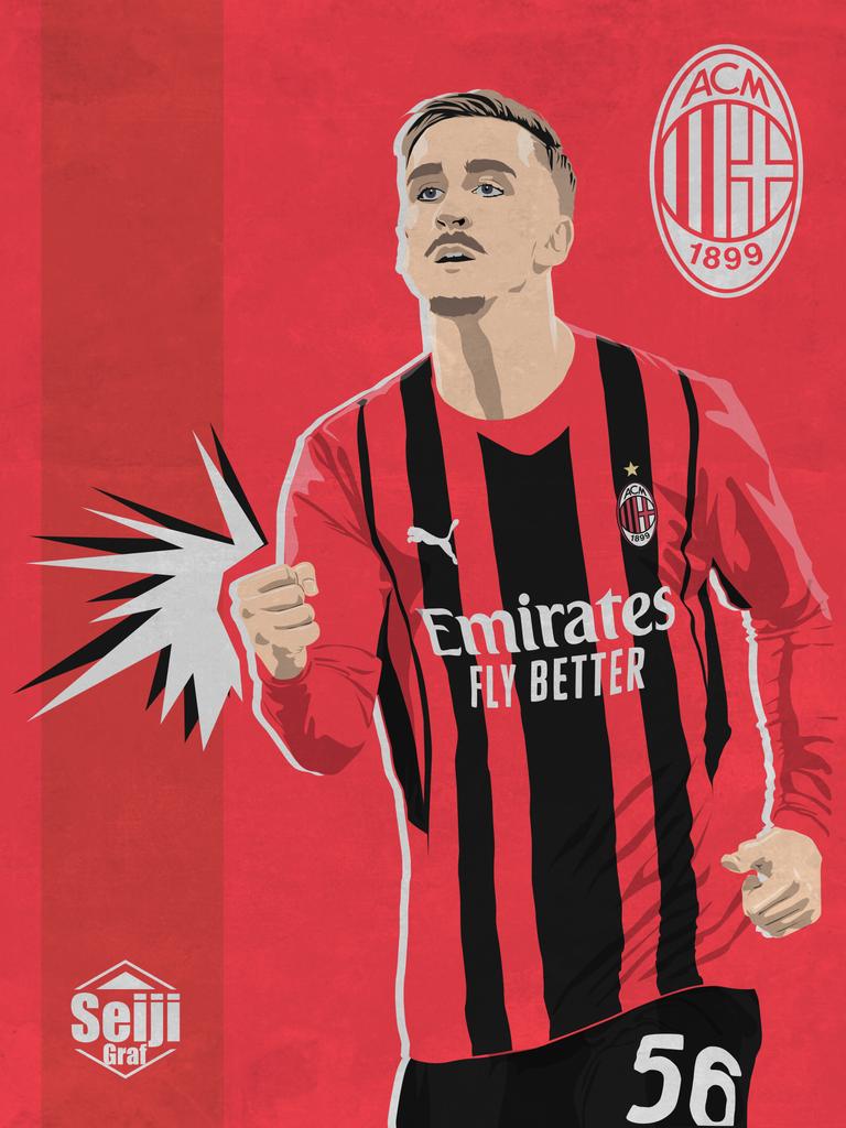 SeijiGraf's tweet photo. Día 13
🎨🖌️ #dibujo y #diseño de @ASaelemaekers 

Si te gusto 👉👈 Sígueme anda 🤣
🔁❤️ Siempre me motiva

#ACMilan #ForzaMilan #milan #Scudetto #SerieA #SerieATIM #sempremilan #WeAreACMilan #saelemaekers #AS56 https://t.co/tR7u4AUDsy