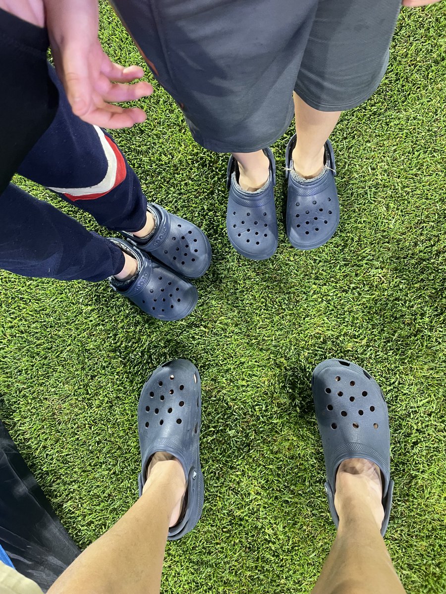 TheCrestKeeper's tweet photo. This is beyond cool! Thanks to the @BuffaloBisons and @kelren31 for allowing us to invade the field #Beautiful #RealGrassIsBetter #CrocCrew https://t.co/KQmqY2wLAD