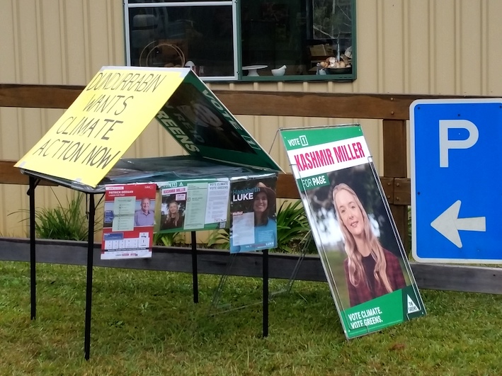 CloudsCreek's tweet photo. Dundurrabin 21 May 2022
Blicks River Community votes! ๐ง๏ธ๐โ๏ธ
#VoteClimate #pagevotes #AusVotes22 https://t.co/hFa0BuUUp9