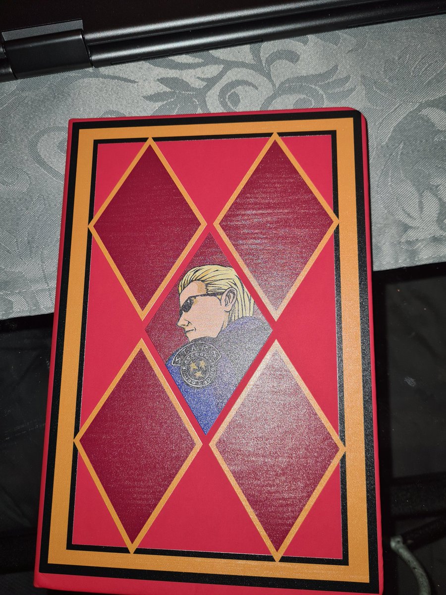 Retro_steezy's tweet photo. Custom notebook from the original voice of Wesker. Very happy to own. 
#ResidentEvil #Wesker https://t.co/jEecgHF7KO