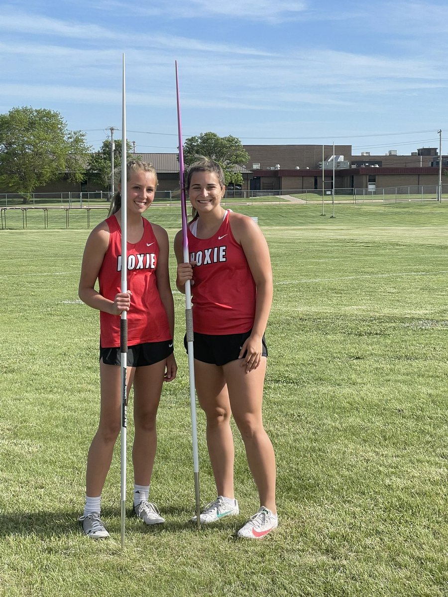 Emily and  Kinley both made it to states today in Javelin. Well done girls !!! <a href="/EmilyBainter1/">Emily</a> <a href="/KinleyRogers/">kinley rogers</a>