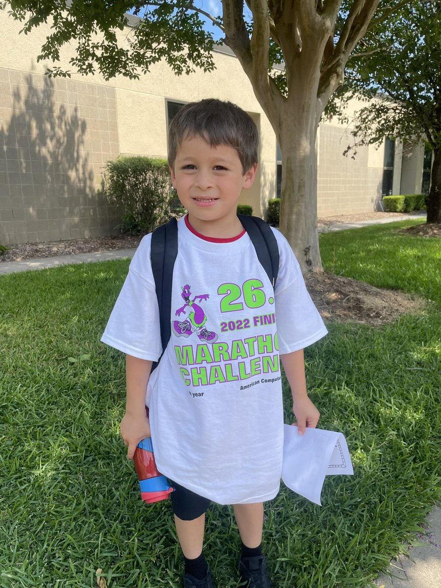 MrsHanley101's tweet photo. I spotted some speedy @HumbleISD_PFE Panthers who have earned their Marathon Challenge Shirts by running 26.2 miles this school year! How impressive!!! #TeamPFE 🐾 ❤️ 🏃♂️ https://t.co/RJJdAUjt7G