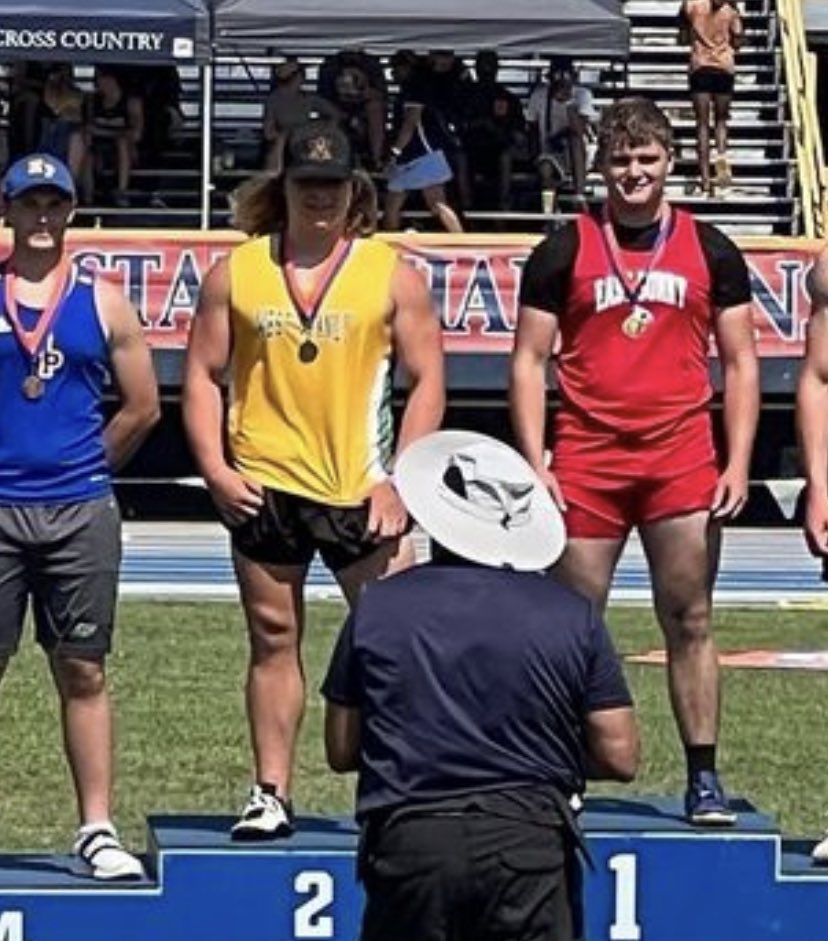 WSHS_Colts_FB's tweet photo. Big day at Dub Stanly: our dude @gavin64hudson placed 2nd in the state is discus. Natalie Almond wins the 2A 1600m championship and to top off @WSColtsSoftball punched their ticket to the regional championship w/ home field advantage. https://t.co/w0teHlOqid