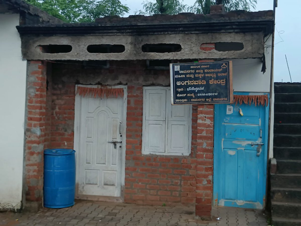 readingkafka's tweet photo. The rented space in which the anganwadi was being run earlier. #inframatters #localgovernance #earlyyears https://t.co/SUP7RQtBKb