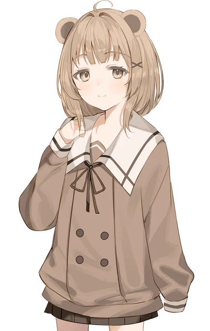 セーラー服×パーカー 