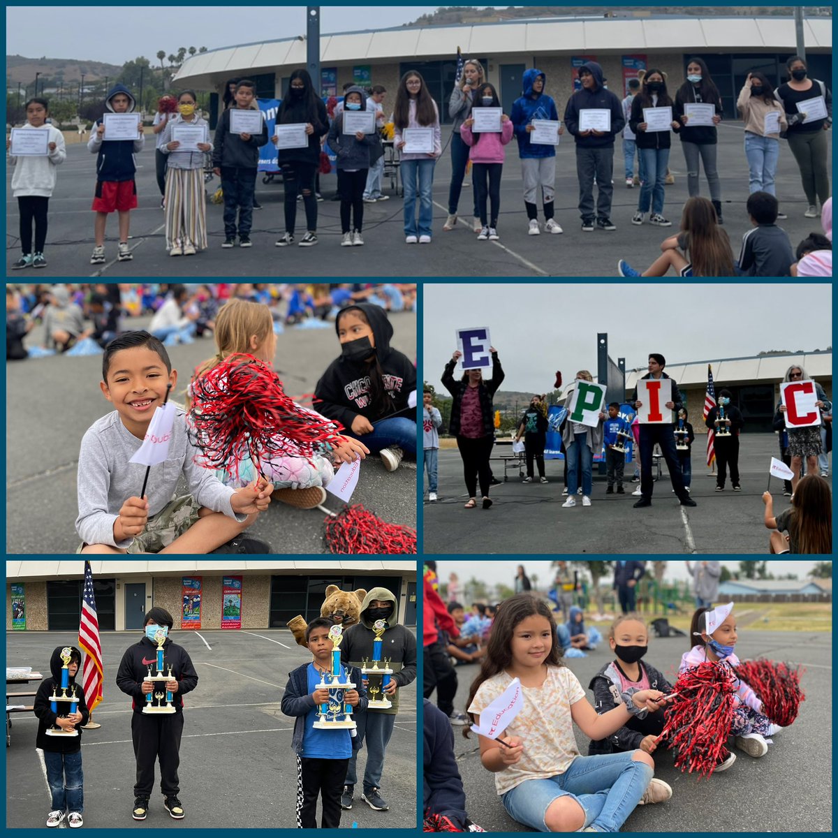 TinaMeglich's tweet photo. College &amp; Crew celebrates top iReady classes and reclassification. EPIC is the way to be at Conway. #wearecrew #crewspirit #crewculture @ELeducation https://t.co/GK62PxSsnM