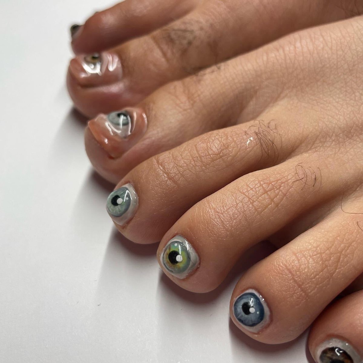 LabrynthTroll's tweet photo. π We will never unsee this 3D pedicure nail art by @nailedbytav for
@itsbennyblanco hand painted in 3 hours! π
#eyenails #pedicure #lanails #nailpro #bennyblanco https://t.co/0e2a4qcYhG
