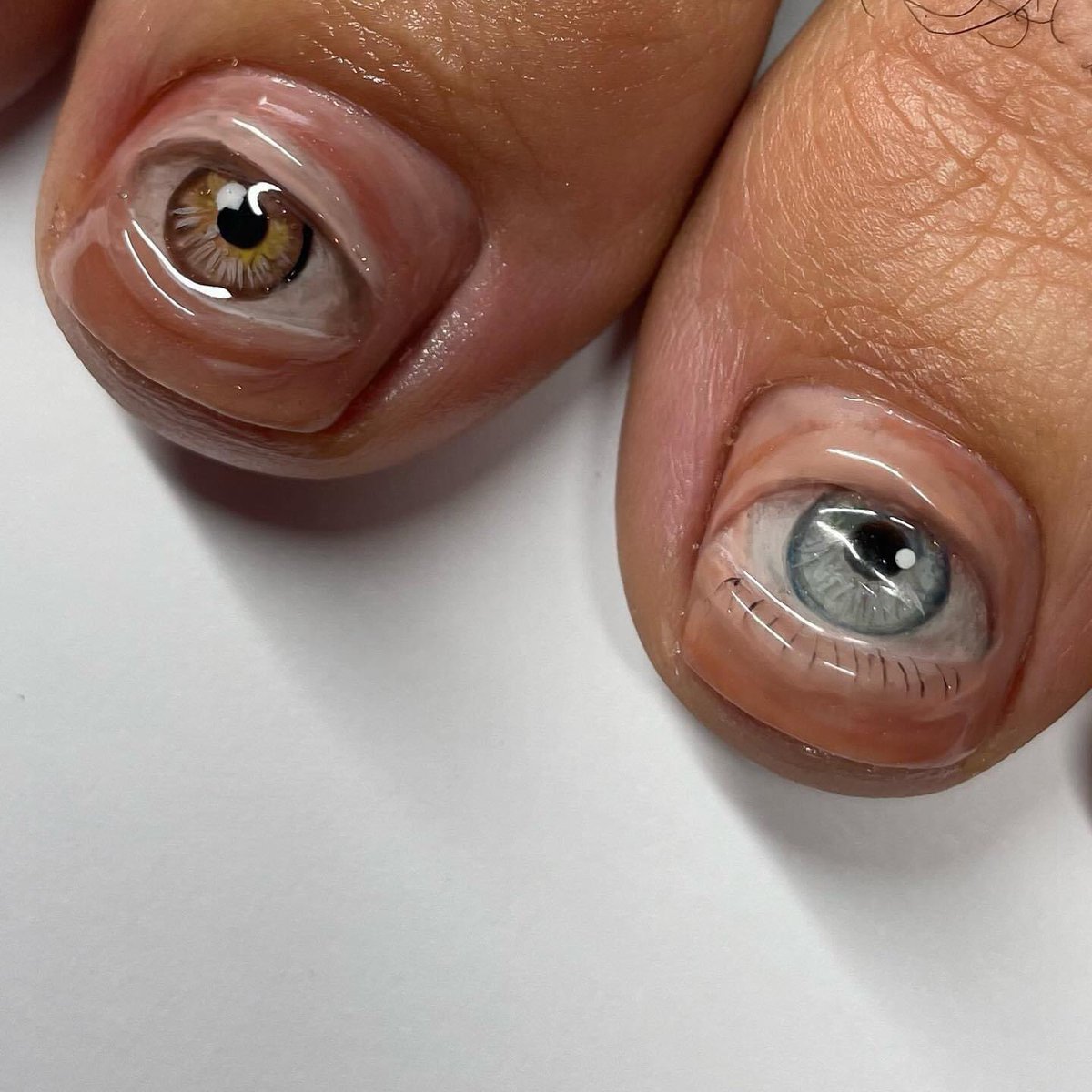 LabrynthTroll's tweet photo. π We will never unsee this 3D pedicure nail art by @nailedbytav for
@itsbennyblanco hand painted in 3 hours! π
#eyenails #pedicure #lanails #nailpro #bennyblanco https://t.co/0e2a4qcYhG