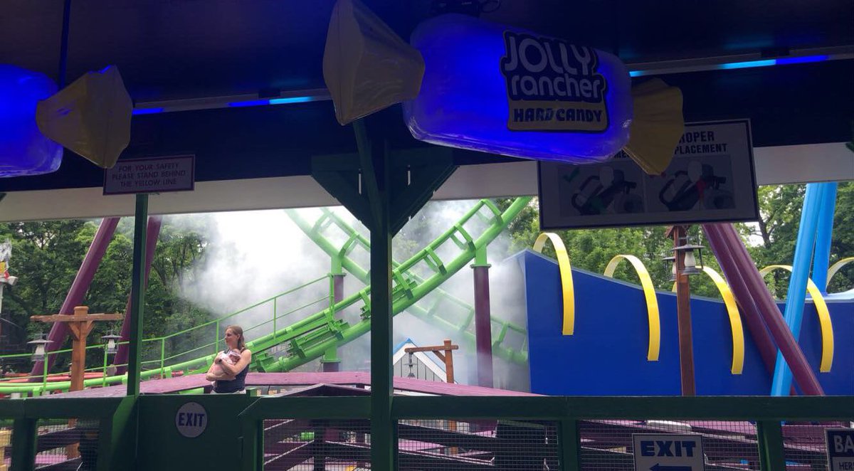 iby_coaster's tweet photo. Had the chance to ride MIX’D&amp; Jolly Rancher Remix @Hersheypark during King Size pass-holders preview. Very great additions to the park! #hersheypark #jollyrancherremix #mixd #newfor2022 https://t.co/dGRoVGmOGW