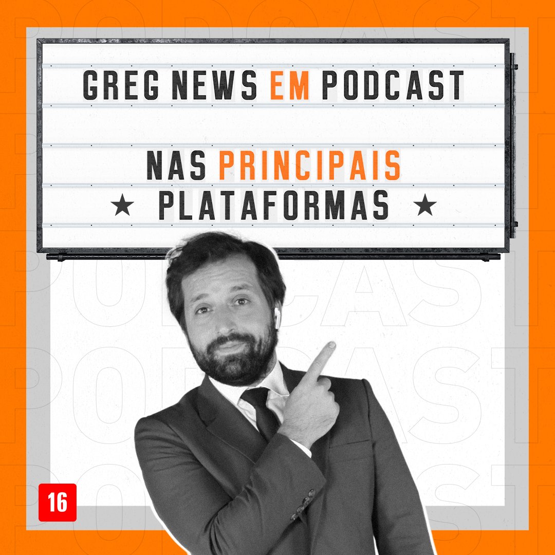 GregNewsHBO's tweet photo. O 10º episódio do #GregNews já está disponível em podcast. Vem ouvir!
🎧 https://t.co/fe4bu19yKg https://t.co/GRH5PaxdFd