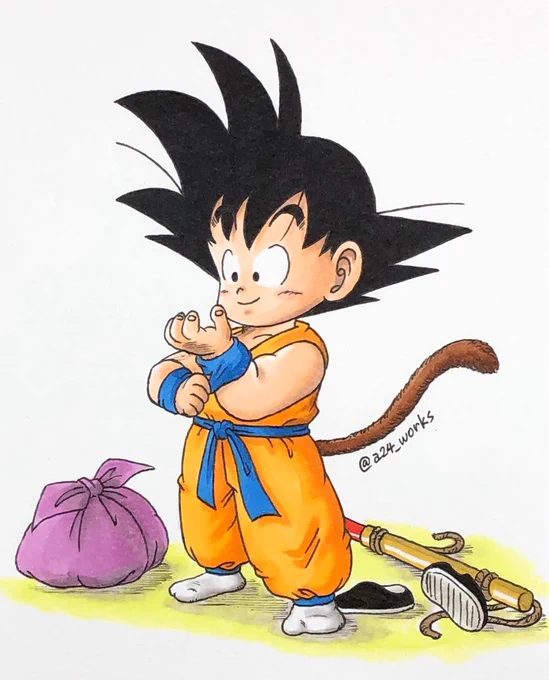 Are you ready?
#ドラゴンボール #孫悟空 #悟空 #少年悟空 #孫悟空イラスト #ドラゴンボールイラスト #鳥山明 #鳥山明リスペクト #ファンアート #areyouready #copic #illustration #manga #dragonball #dragonballfanart #a24_works #a24wks 