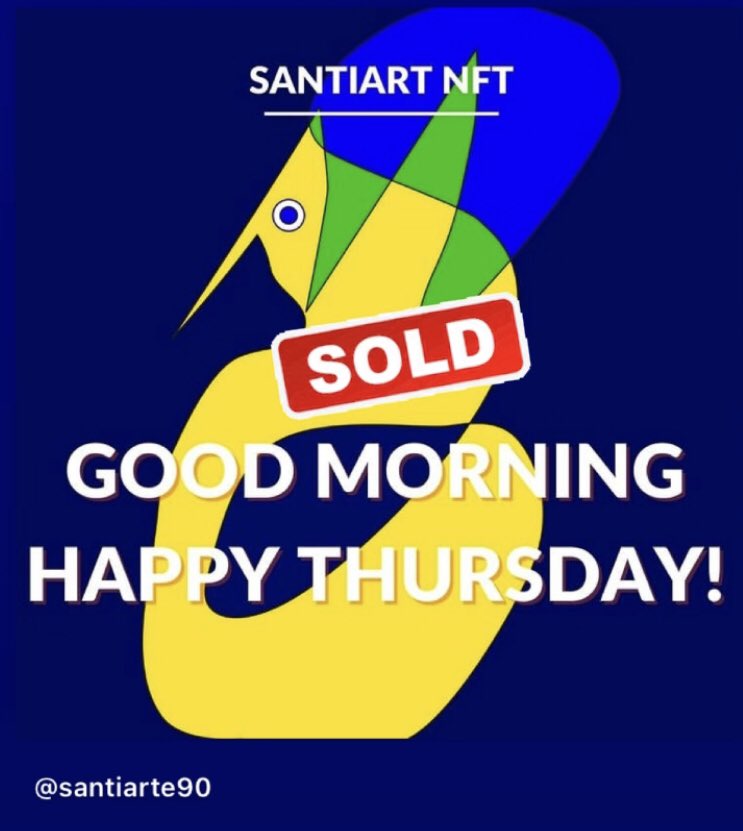 Happy Friday :) 
#NFTCommunity #NFT #NFTartists #NFTCommmunity #nftart #NFTSold #xtz #objkt