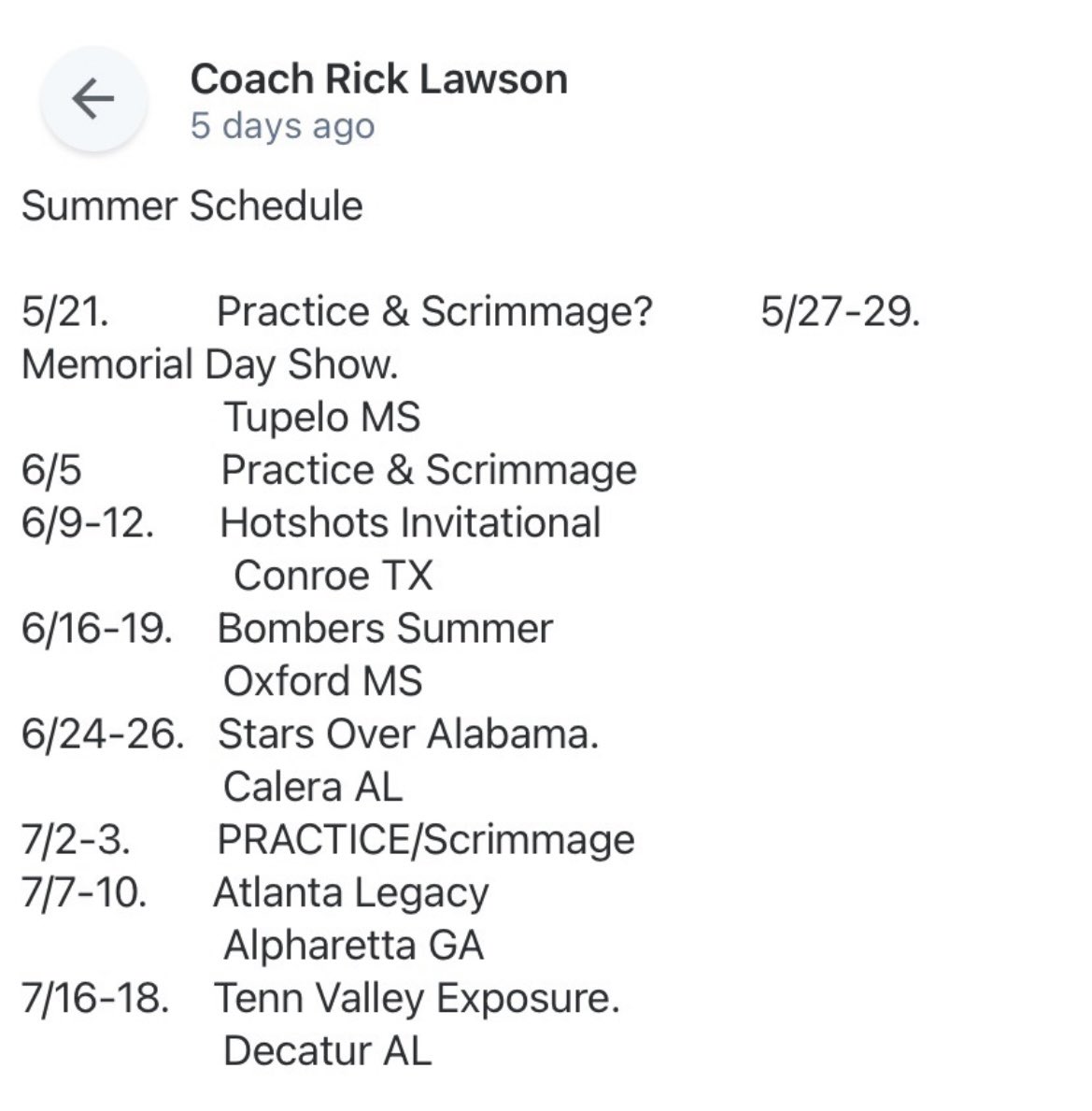 I am so excited for summer ball with my @HotshotsLawson teammates!! <a href="/nemccsoftball/">NEMCCSOFTBALL</a> <a href="/ECCCSoftball/">ECCC Softball</a> @ICCSoftball <a href="/CoLinSoftball/">Co-Lin Softball</a> <a href="/GoChoctaws_SB/">Mississippi College Softball🥎</a> <a href="/BelhavenSB_/">Belhaven Softball</a> <a href="/NWCCSoftball/">Northwest Ranger Softball</a> @CoachHawkinsEM <a href="/hccsoftball/">Holmes Community College Softball</a> <a href="/MDCCSB/">MDCCSOFTBALL</a> <a href="/Mgccc_Softball/">Gulf Coast Softball</a> <a href="/DeltaStateSB/">Lady Statesmen Softball</a>