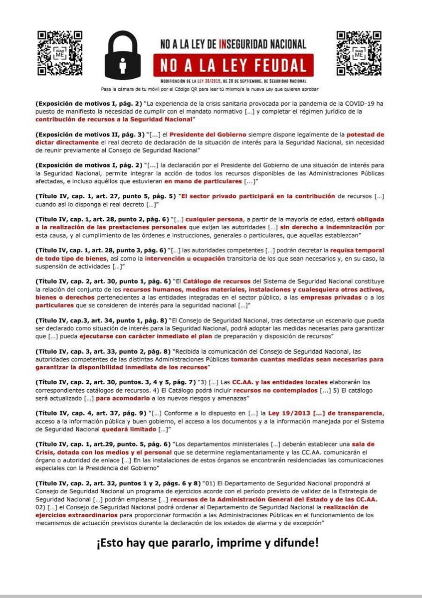 ‼ Estos son los Propósitos incluidos en la "LEY DE LA SEGURIDAD NACIONAL"
#seguridadnacional #nuevaley #anteproyectos #SeguridadPrivada #seguridadpublica