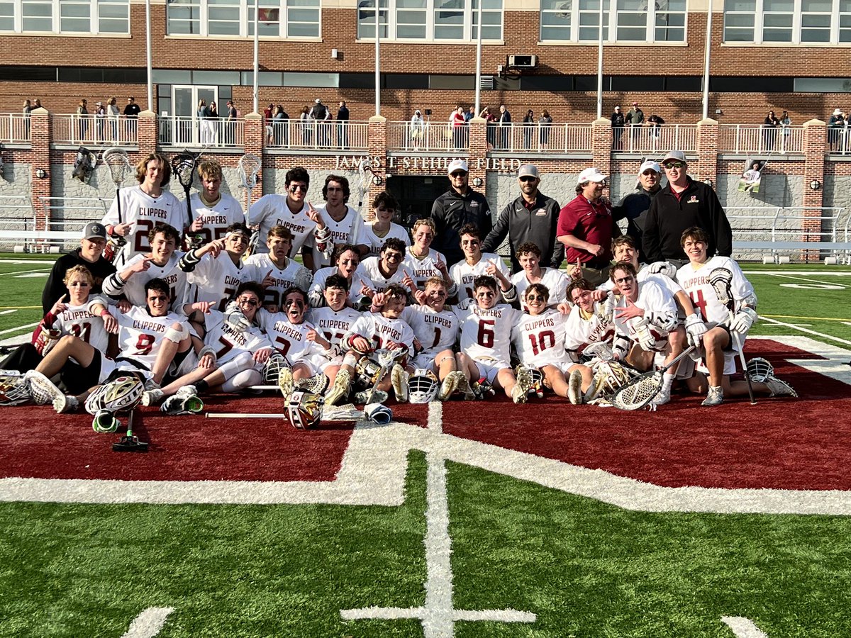 NBPT_BLax's tweet photo. Outright CAL Champs with a great all-around team effort! Thank you, Seniors! Chain goes to Ryan McHugh and helmet goes to Will Gagnon. #CALChamps #ClipsLax22 #ClipFam #backtoback #andstill https://t.co/QBoZL0xFjB