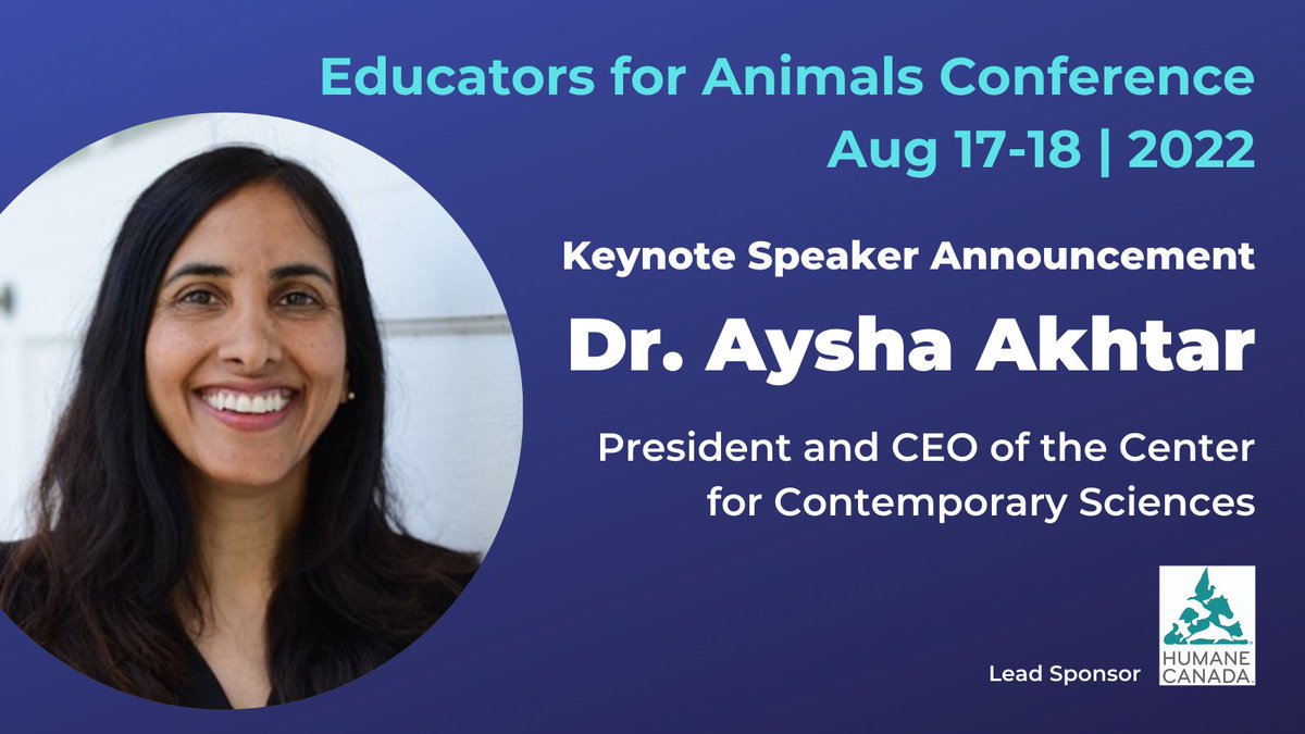 Educators For Animals Conference tweet media