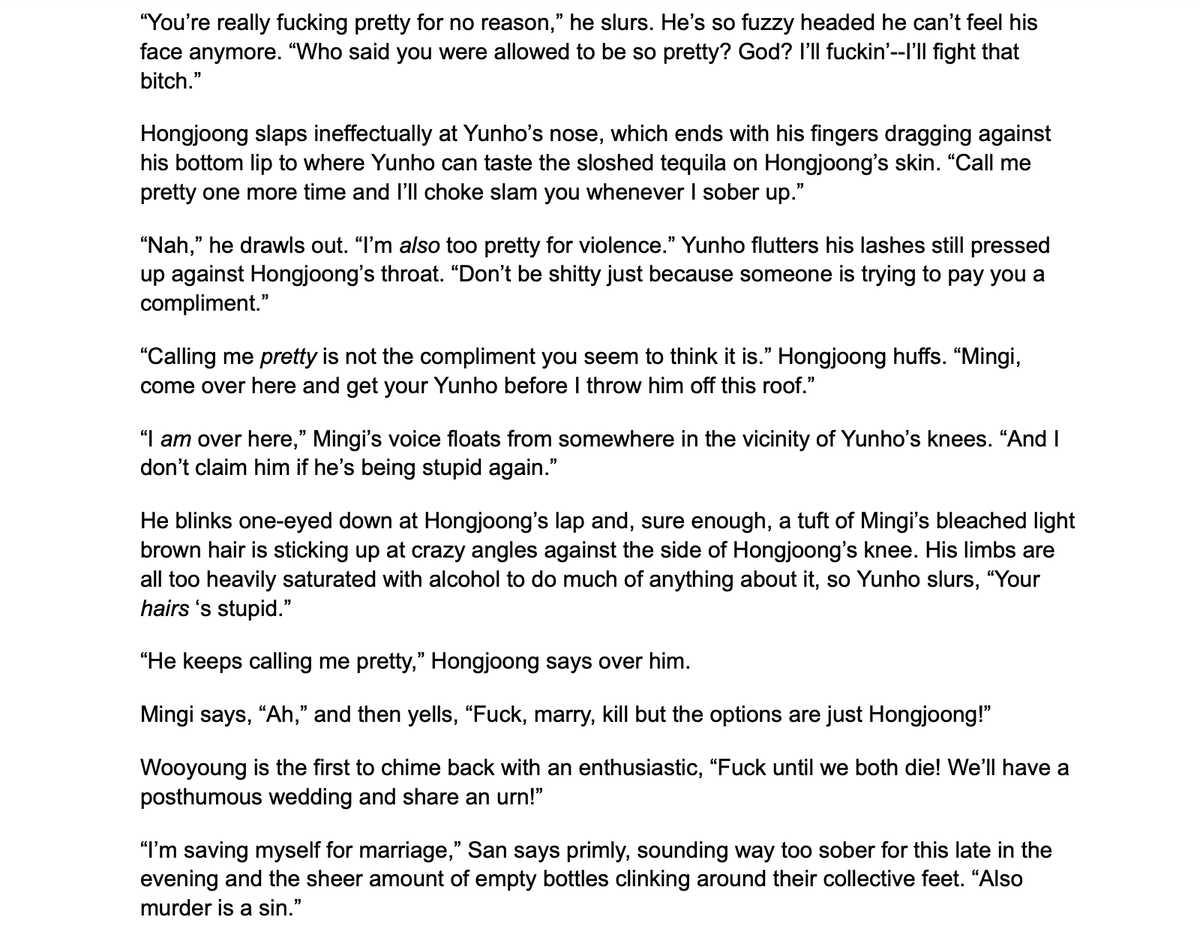 ON A POSITIVE NOTE
going through the notes for that one wip sam inspired and they are giving me an @ giggle