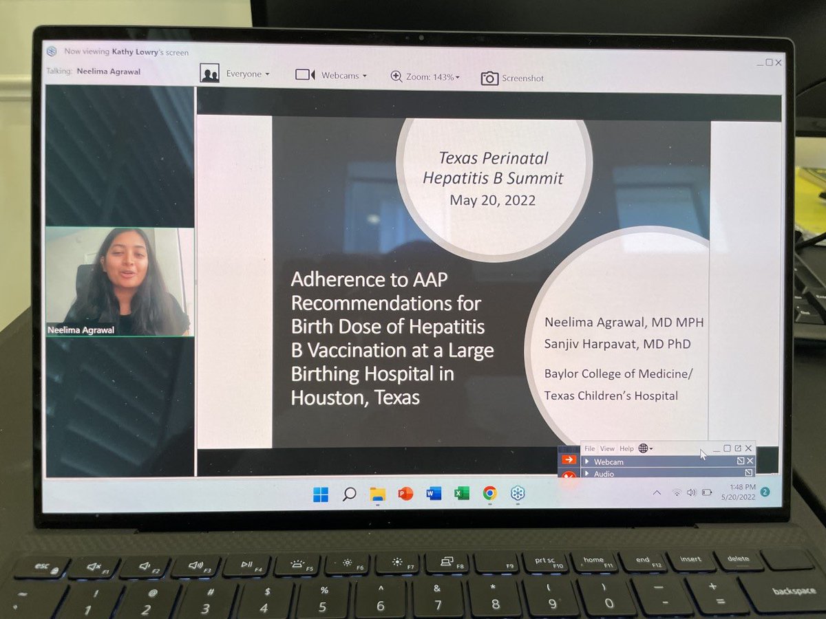 Neelima Agrawal (@nagrawal_md) on Twitter photo What an incredible honor to present my research on birth dose of the Hepatitis B vaccine at the <a href="/TexasDSHS/">Texas DSHS</a> Perinatal Hepatitis B Summit earlier today! #hepatitisb #HepatitisAwarenessMonth What an incredible honor to present my research on birth dose of the Hepatitis B vaccine at the <a href="/TexasDSHS/">Texas DSHS</a> Perinatal Hepatitis B Summit earlier today! #hepatitisb #HepatitisAwarenessMonth