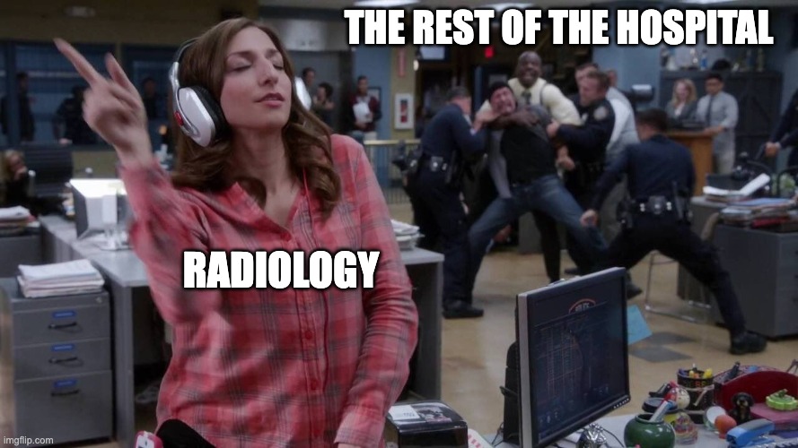 DrLongissimus's tweet photo. Why choose radiology https://t.co/g1CZeK6lbR