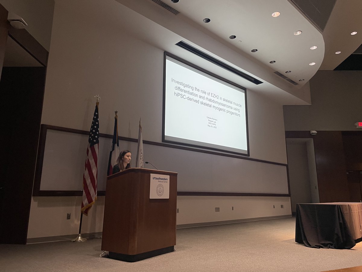 Whew! It's been a busy week for Celeste. Great job presenting at the <a href="/GDDgradprogUTSW/">GD&D</a> WIPS!