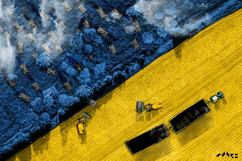 MakersPlace's tweet photo. Introducing the "ARTISTS 4 UKRAINE" collection, curated by @Art3Community 

100% of sales will be donated to humanitarian efforts for the Ukrainian people. 🇺🇦

Including works from:
@sp4ce 
@shivajlayer 
#AdamMcGalliard
@S001nft 
and more!

View below 👇
https://t.co/LdyJvTTHmm https://t.co/tBD3TYFwsz