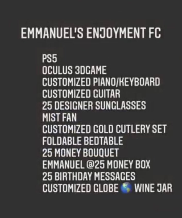 Emmanuel enjoyment fans…I say e choke…#EmmanuelUmoh #MayForEmmanuel