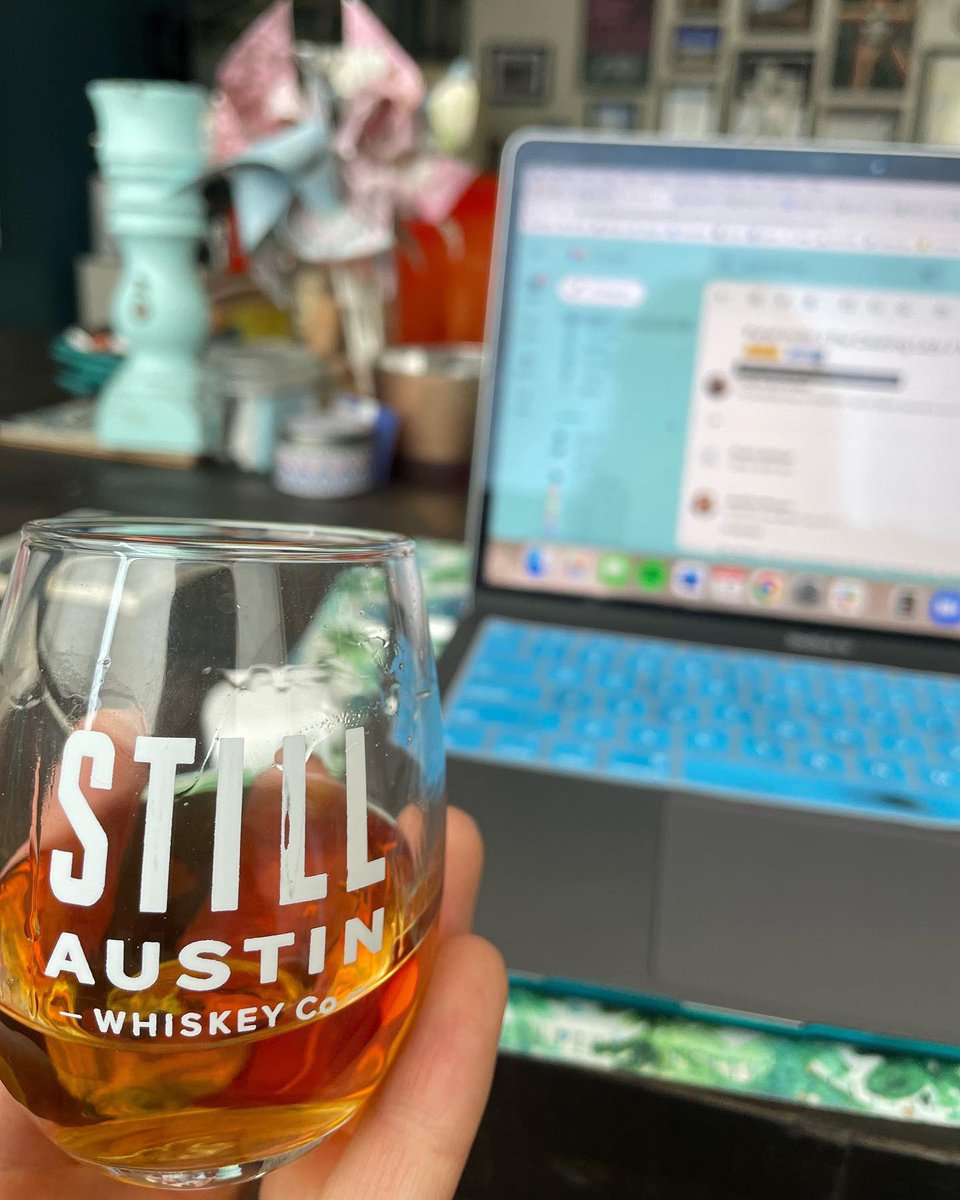 ATXFestival's tweet photo. Them: “How do y’all keep your cool in the midst of Festival planning madness?”
Us: *pours another glass of @StillATX 🥃✨*
Happy to have our friends at Still Austin joining us for #ATXTVs11! Who’s ready to #TVTogether while sipping back #StillATX cocktails?✋ https://t.co/NST2C25Qtl