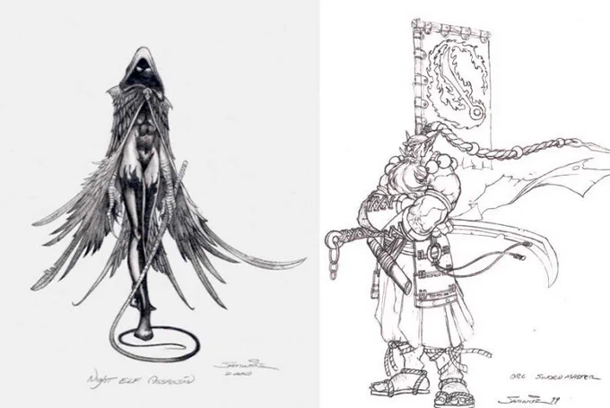 I'm really fond of early warcraft art 