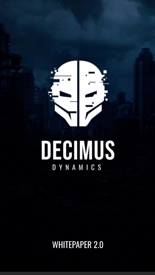 HumbleGem89's tweet photo. @DecimusDynamic Reading the Whitepaper 2.0 is making me proud. ππ€ #DecimusDynamic https://t.co/UC7BQKrrBc